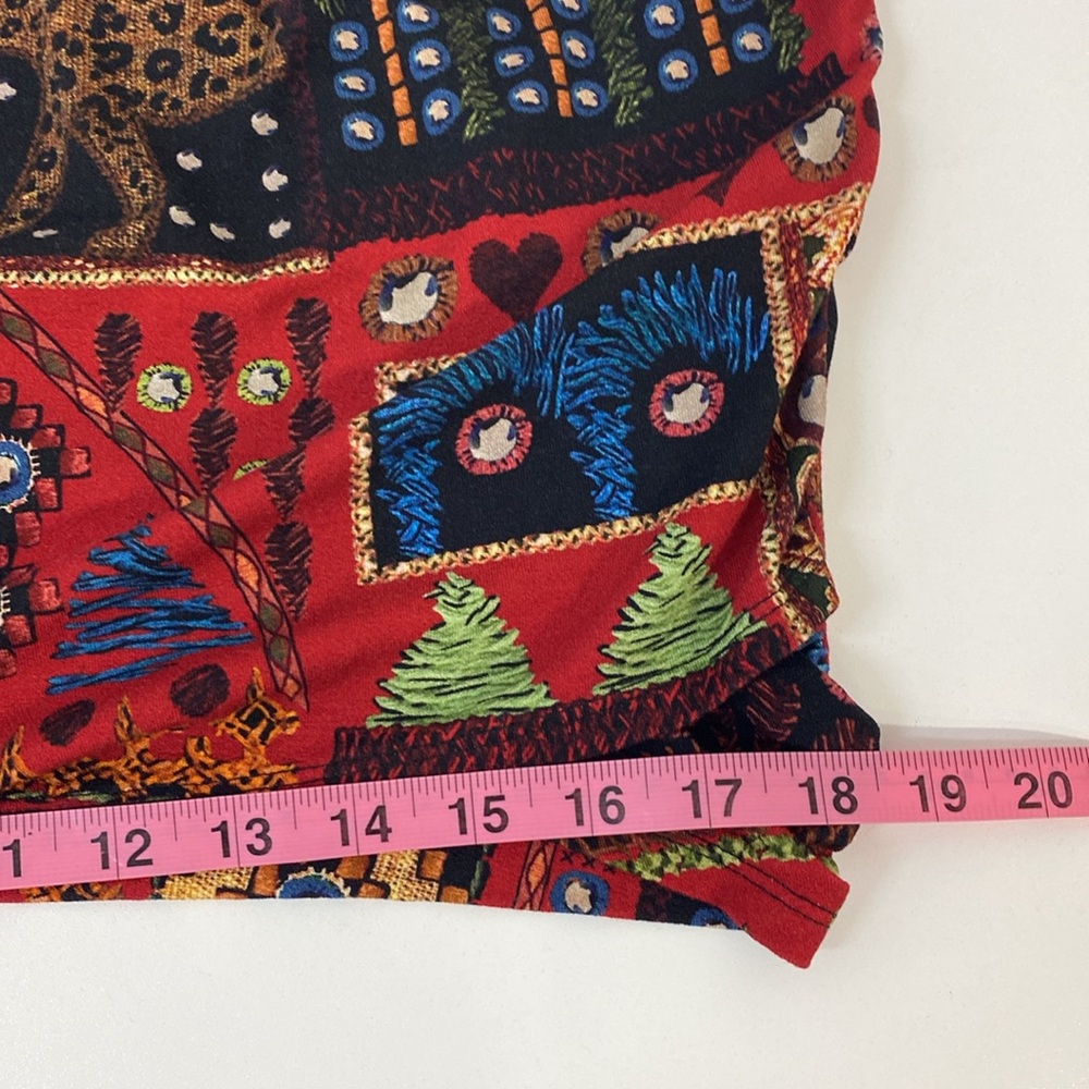 Farm Rio Multicolor Patchwork Blouse - Picture 7 of 10